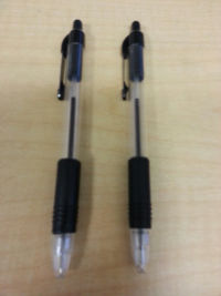Two pens in a pen-pod.